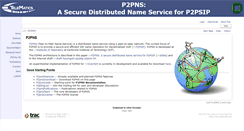 Desktop Screenshot of p2pns.org